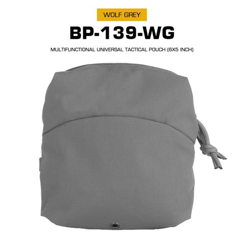 Tactical 6x5in GP MOLLE pouch for mags, fits FCPC or Utility GP Backpack.