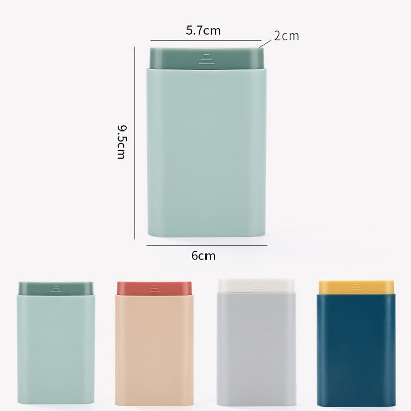 Portable Mini Medicine Box Household Sealed Waterproof Pull Type Tablet Pill Storage Box B2Cshop