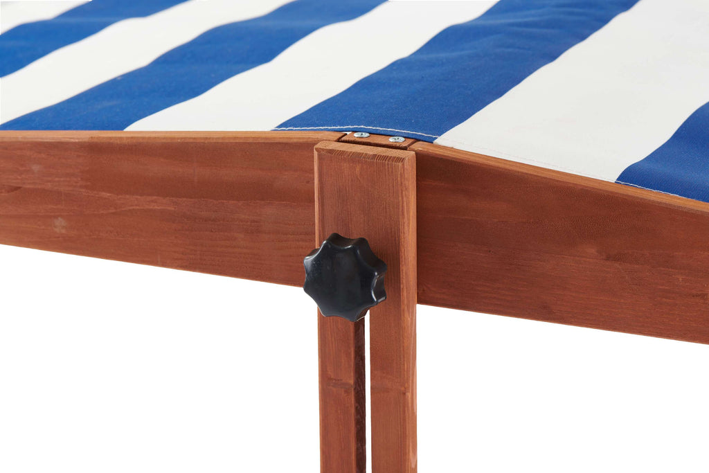 Kids Sandbox with Cover, 46' Wooden Sand Box w/Adjustable Canopy, Large Outdoor Cedar Sandpit for Backyard Play