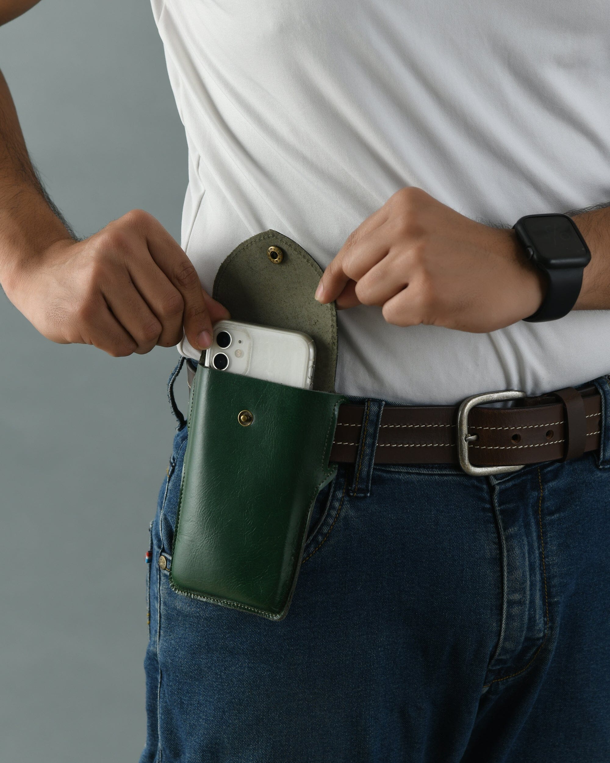 Mobile Holster Case- Green