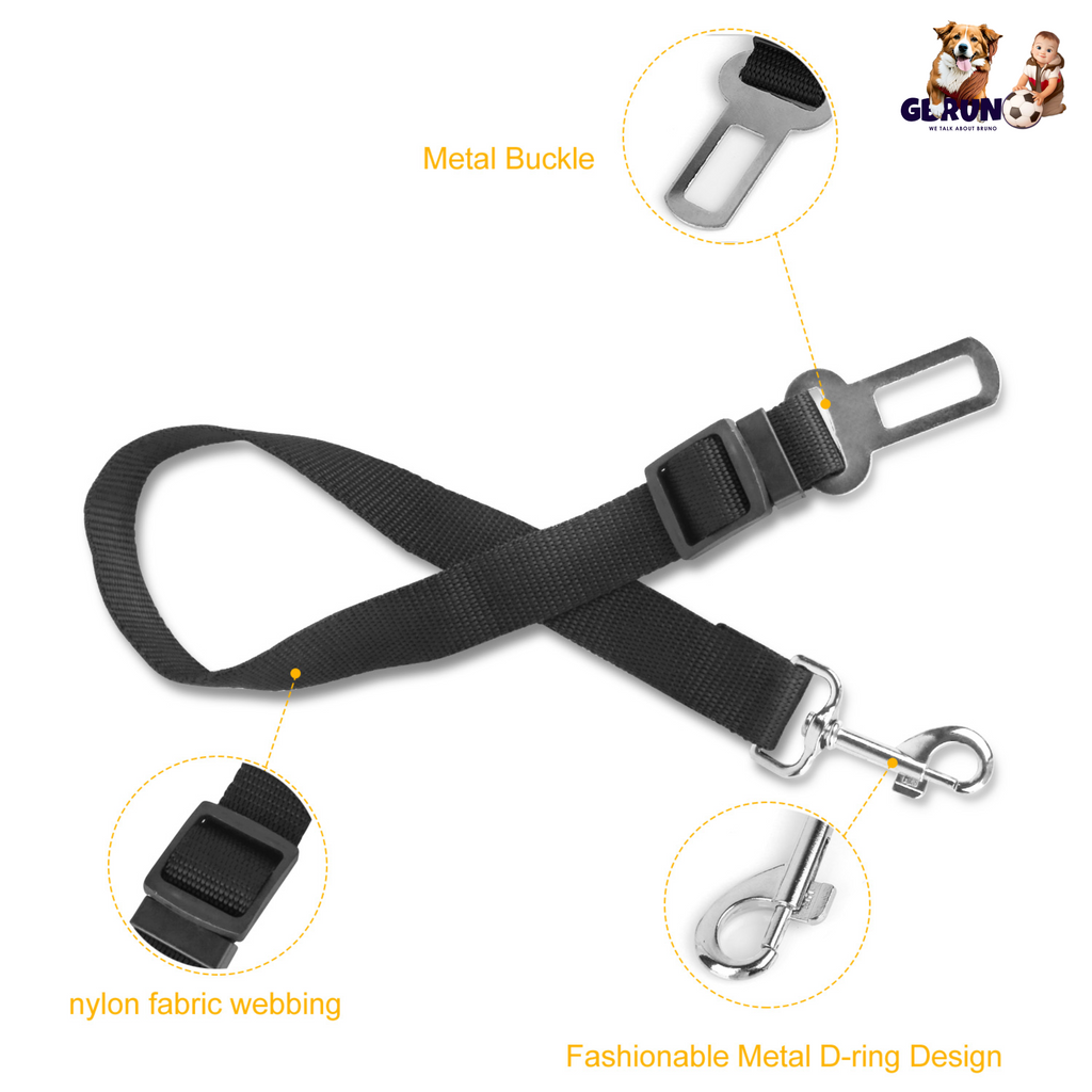 GBruno 2Pcs Pet Dog Seat Belt