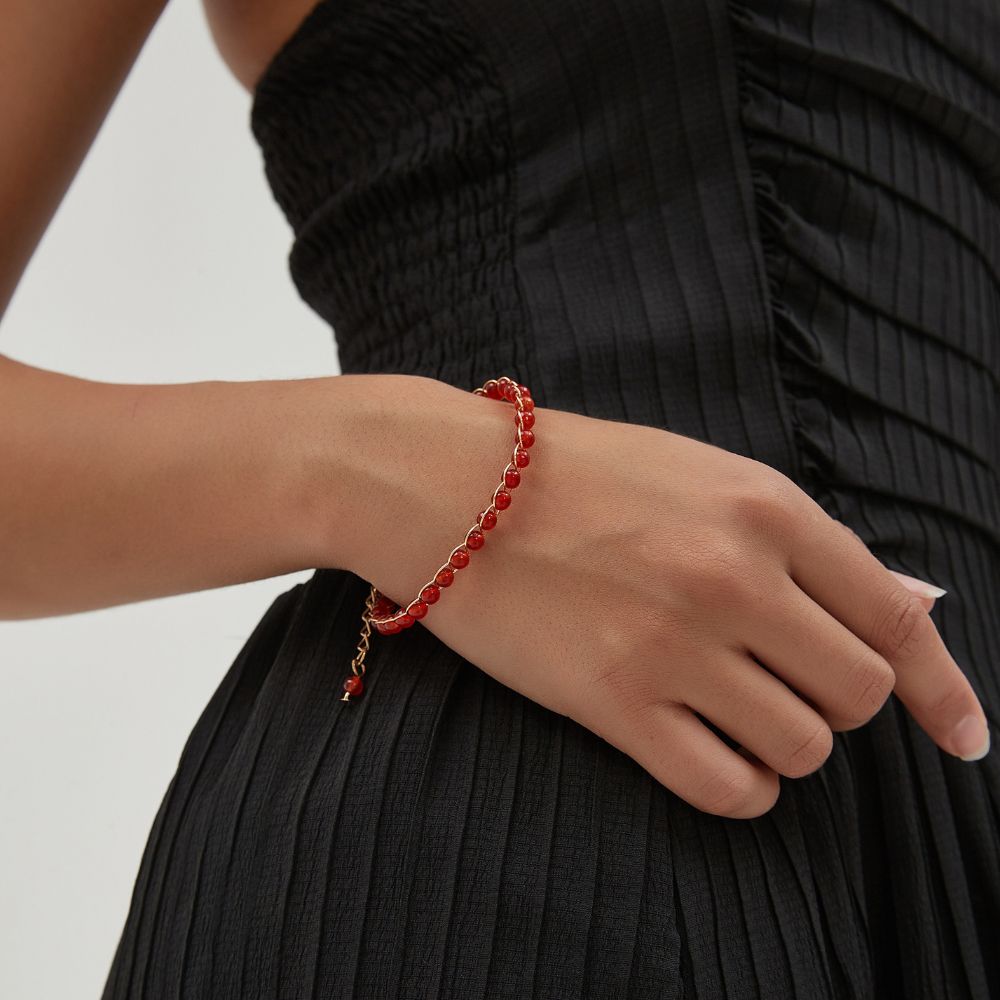 GEMSTONE BRAIDED BRACELETS (ADJUSTABLE)