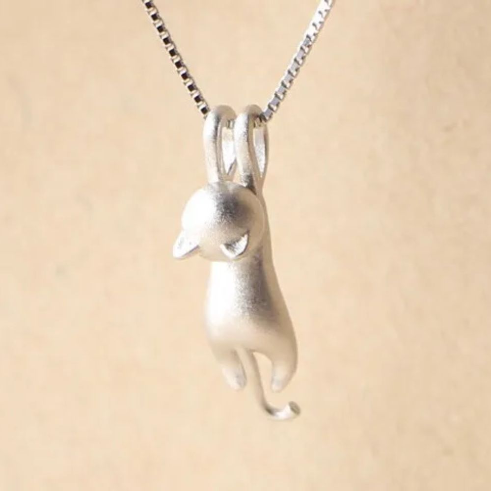 DANGLING KITTY NECKLACE