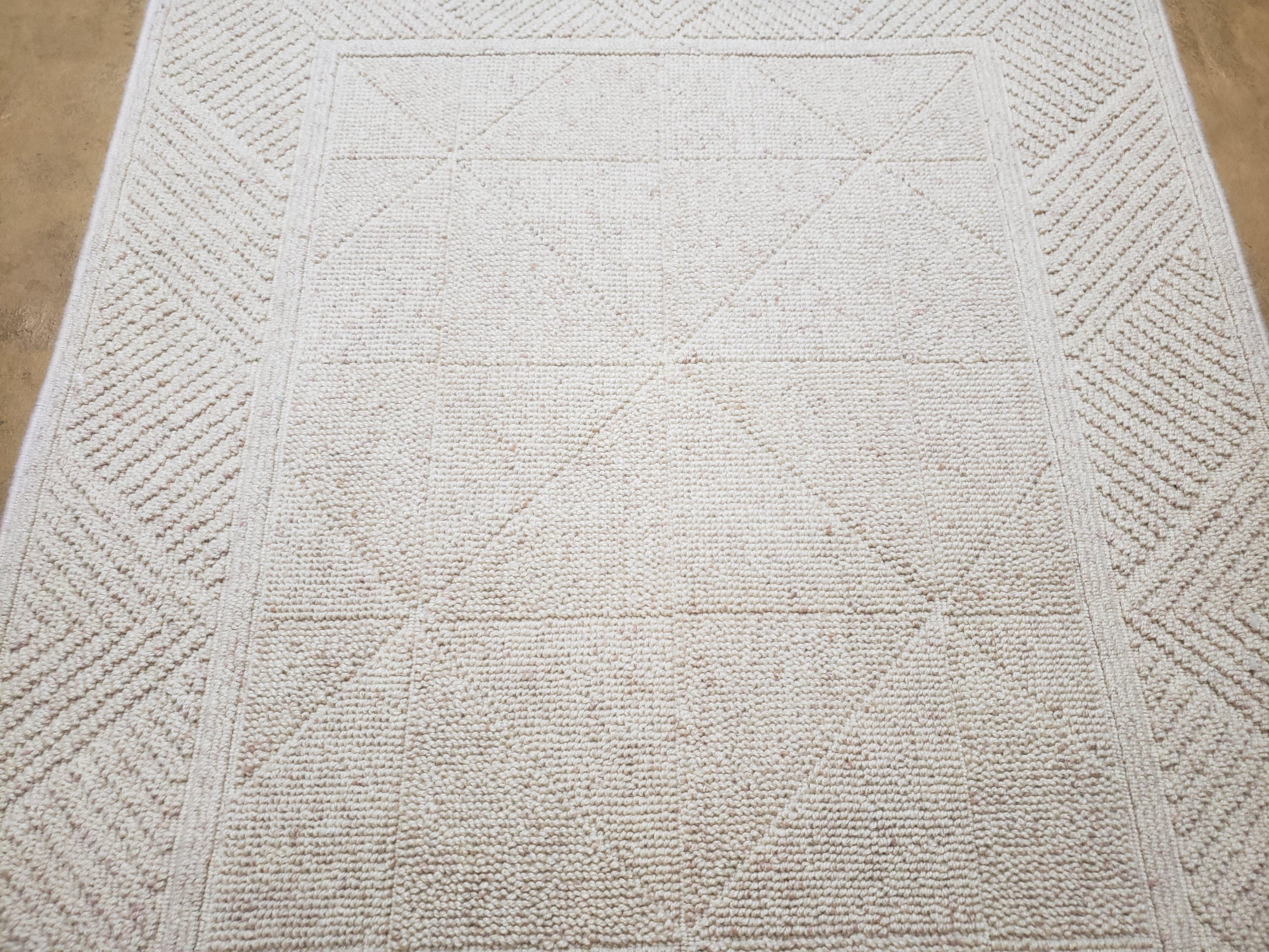 3x5 Karastan Sisal Rug Collection, Design 379/80504, Sambava II, 3'6 x 5'3, Beige Karastan Rug with Label, Authentic Karastan, Entryway Rug