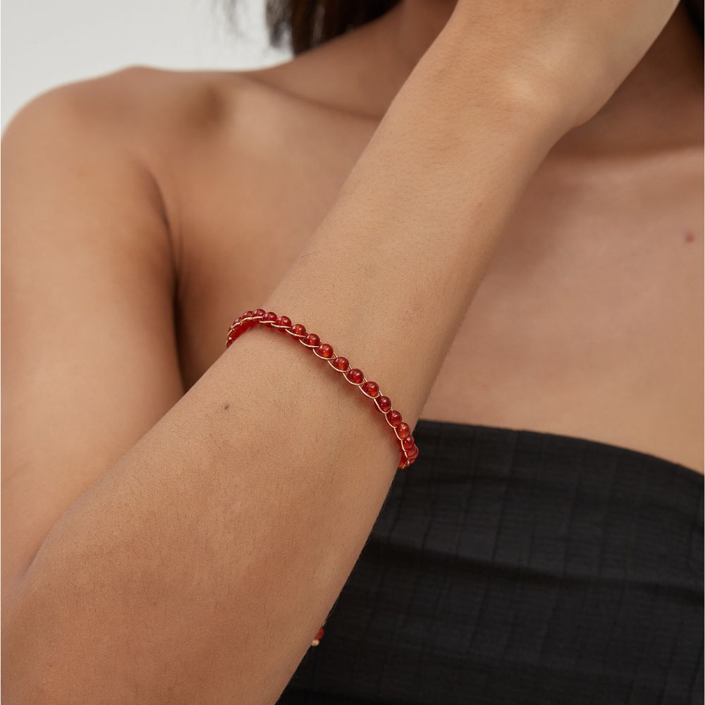 GEMSTONE BRAIDED BRACELETS (ADJUSTABLE)