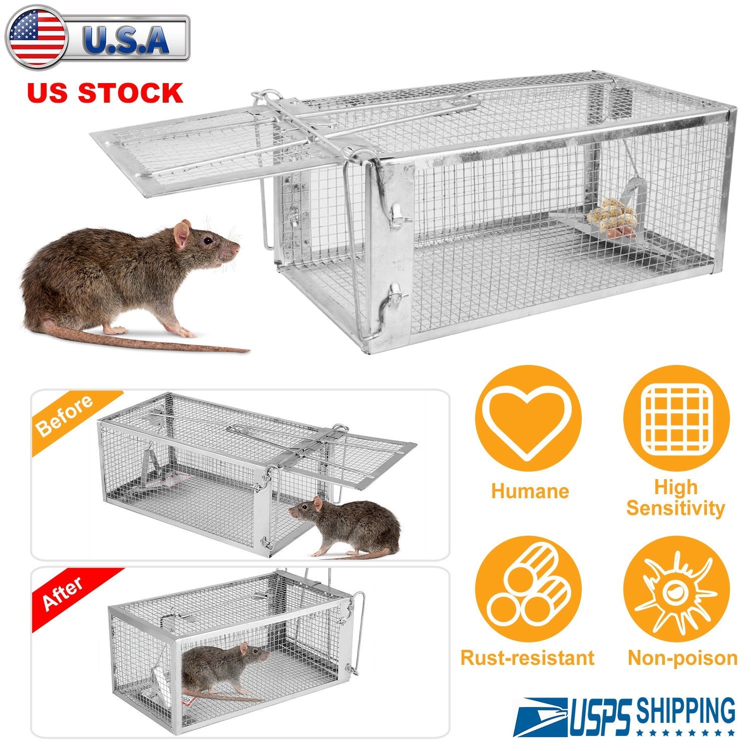 GBruno Rat Trap Cage