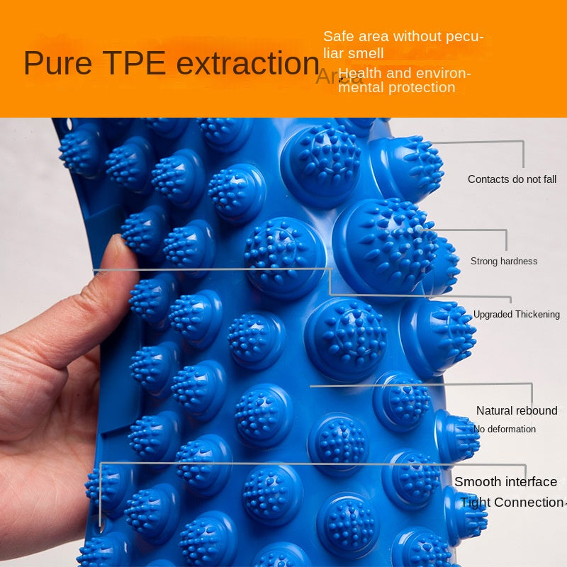 Acupressure Board Running Man Foot Massage Pad Small Bamboo Shoots Extra Thick Large Board Painful Toe Pressure Board