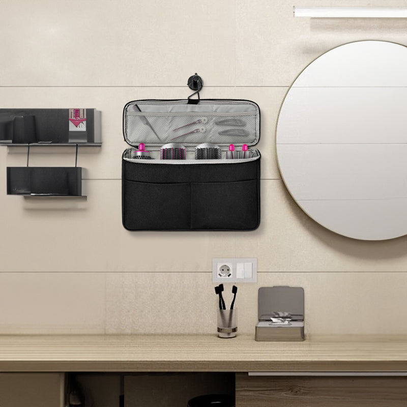 travel storage bag compatible with Dyson Airwrap Styler, a portable organizer with multi-pockets for hair curler and attachments