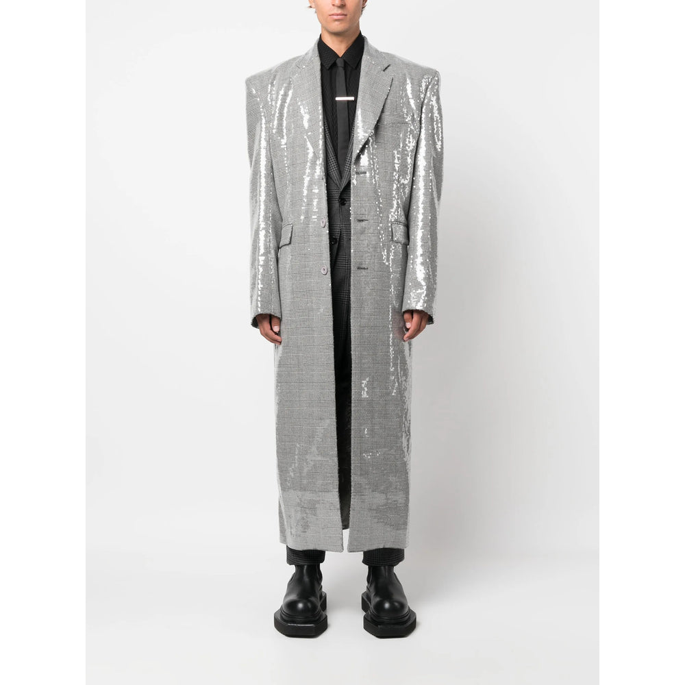 Vetements Black Coats - Single Breasted Coats Men
