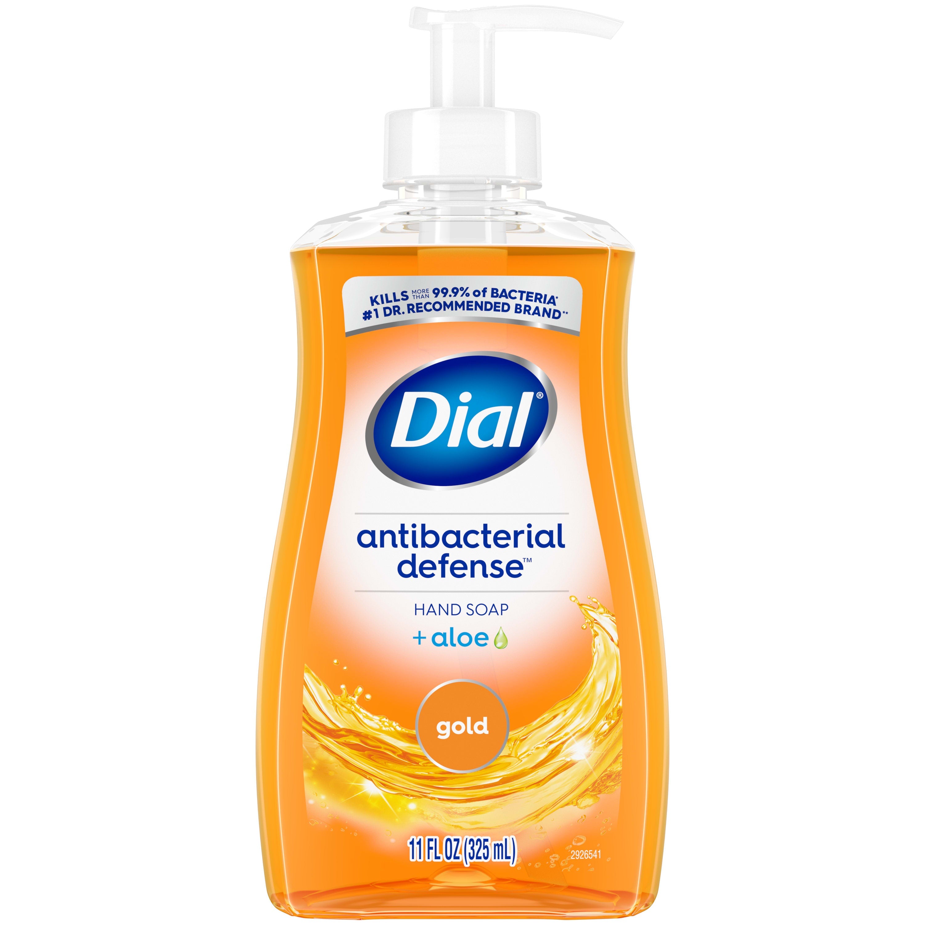 (3 pack) Dial Antibacterial Liquid Hand Soap, Gold, 11 fl oz