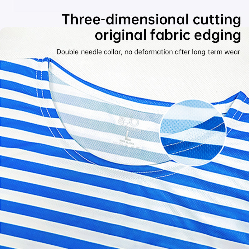 Russian Paratrooper Short-Sleeved Breton Shirt (Unisex) – Quick-Dry, Breathable, Sweat-Wicking