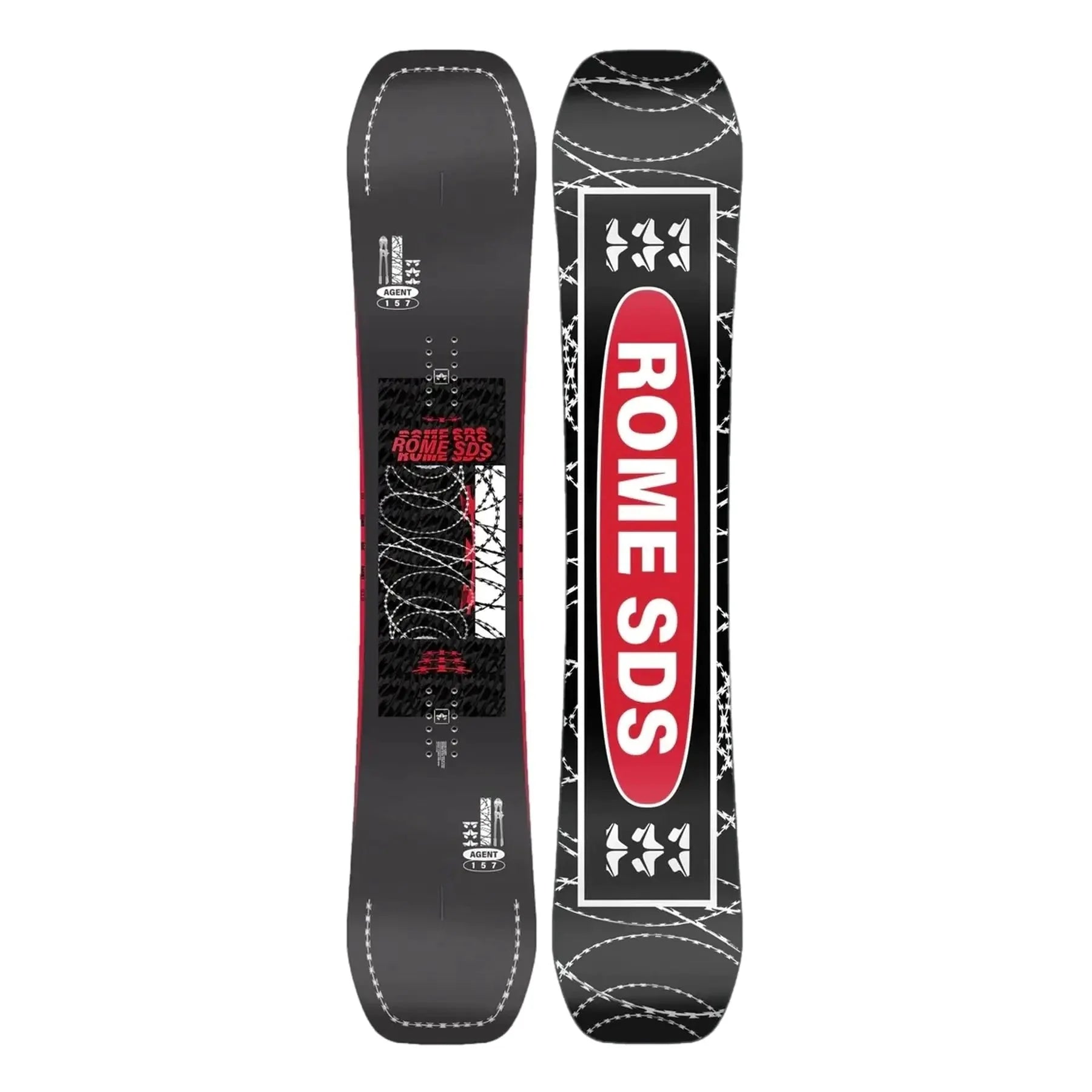 Rome Snowboards Mens Agent Twin Snowboard