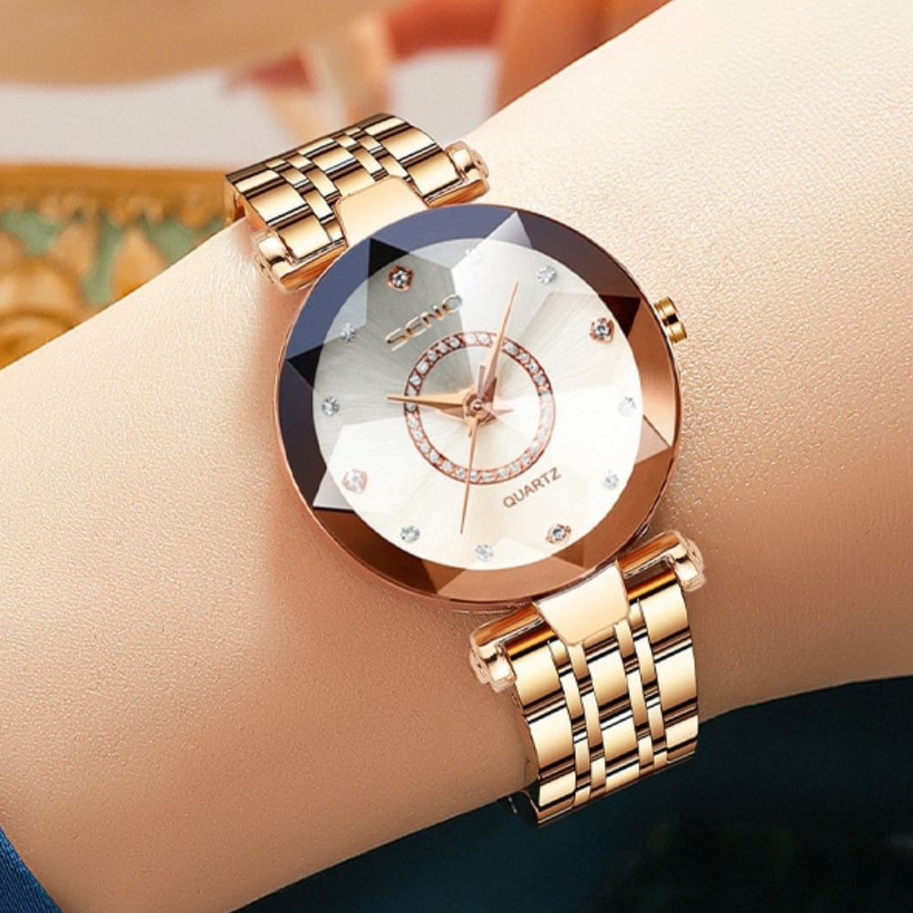 SENO DIAMOND QUARTZ WATCHES