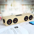 Home theater portable column Bluetooth Speaker Wireless wood speaker Alarm Clock Radio subwoofer Soundbar for TV speaker AUX USB