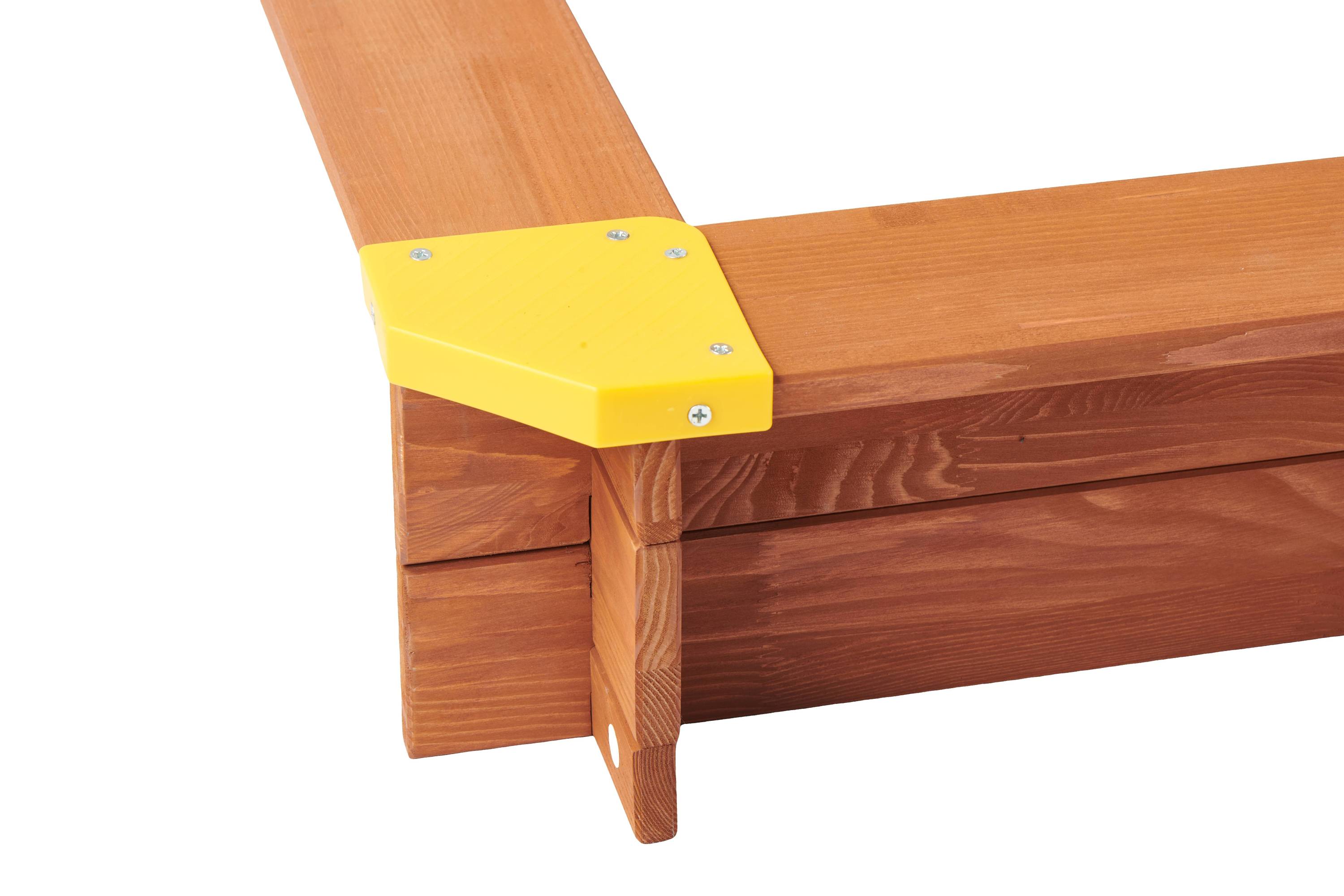 Kids Sandbox with Cover, 46' Wooden Sand Box w/Adjustable Canopy, Large Outdoor Cedar Sandpit for Backyard Play