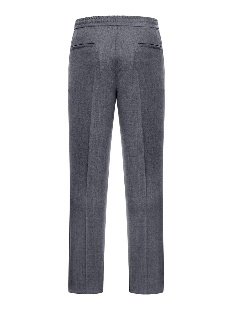 Brunello Cucinelli Men Wool Trousers With Pleats