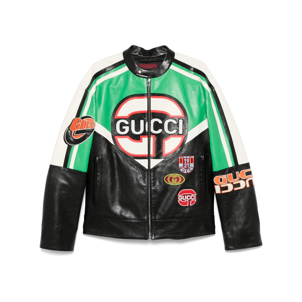 Gucci Black Jackets - Leather Jackets Men