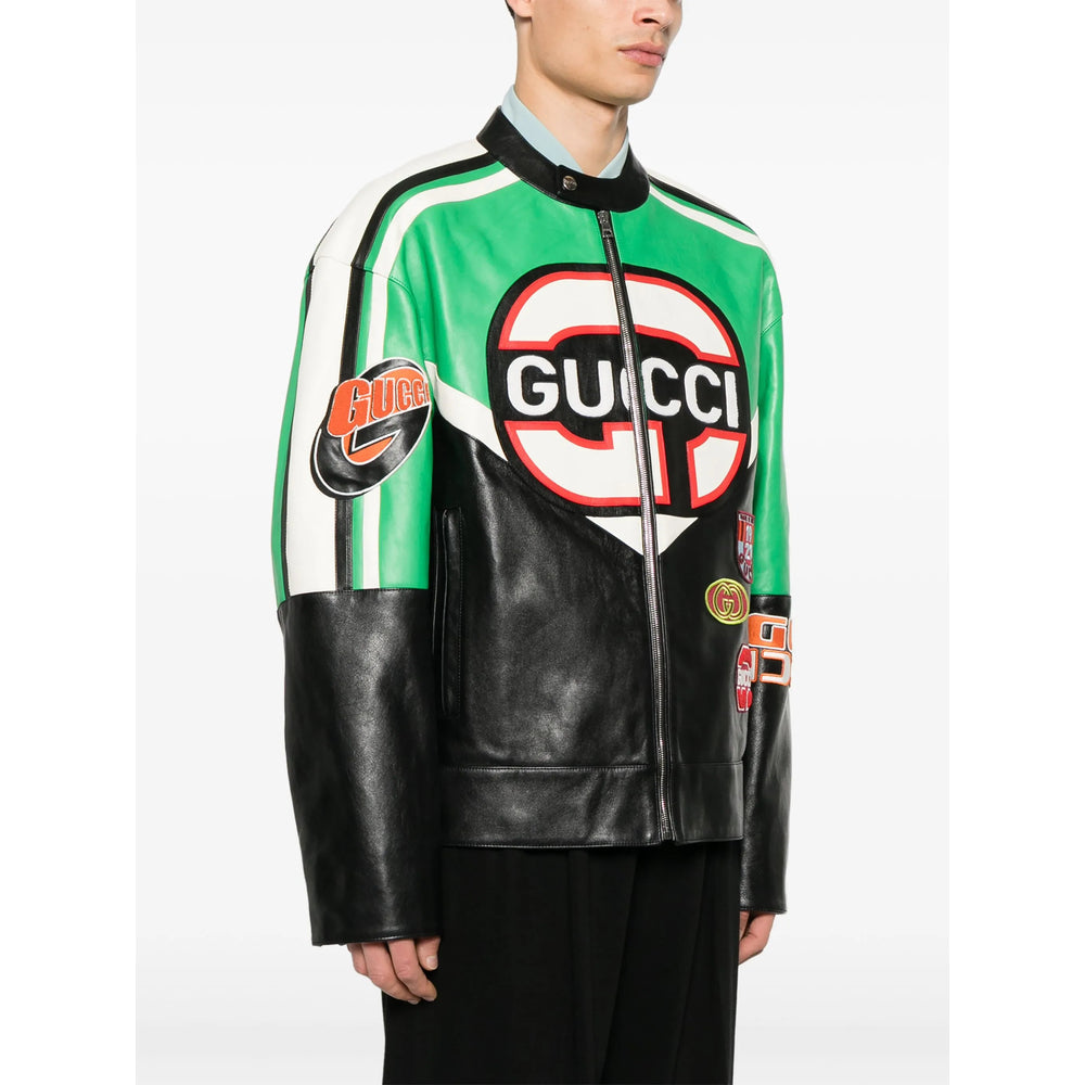 Gucci Black Jackets - Leather Jackets Men