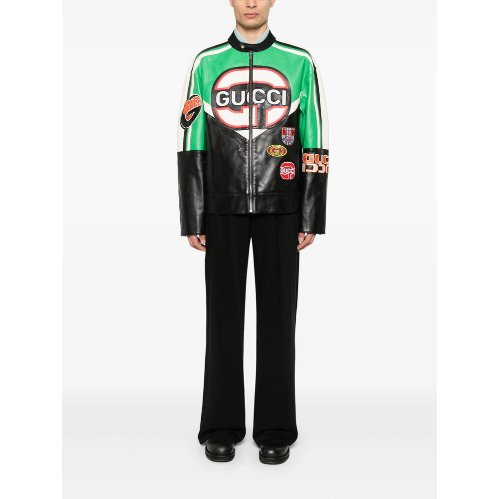 Gucci Black Jackets - Leather Jackets Men