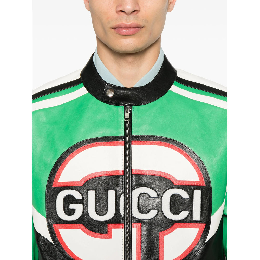Gucci Black Jackets - Leather Jackets Men