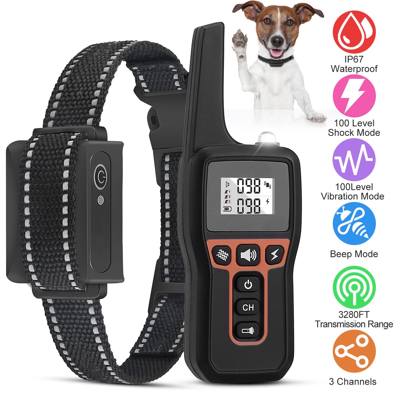 GBruno 3280FT Dog Training Collar