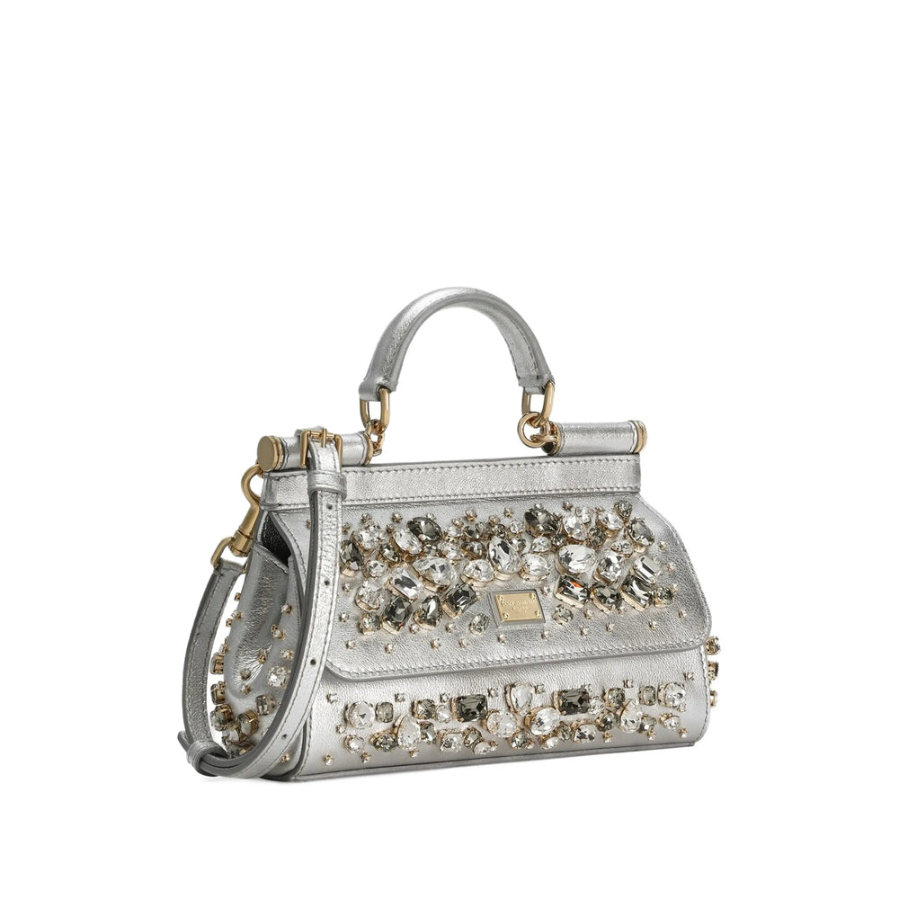 Dolce & Gabbana Silver Tote Bags Women