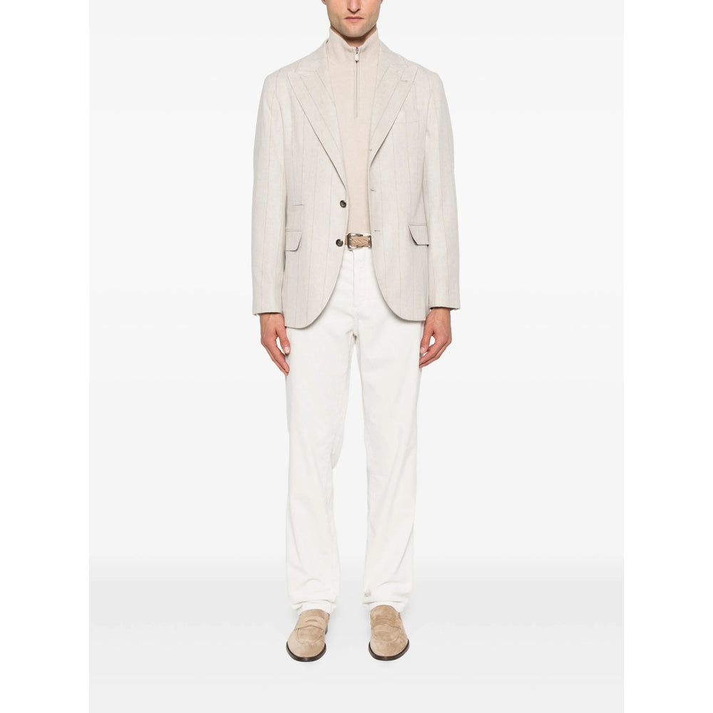 Brunello Cucinelli Neutrals Jackets - Blazers Men