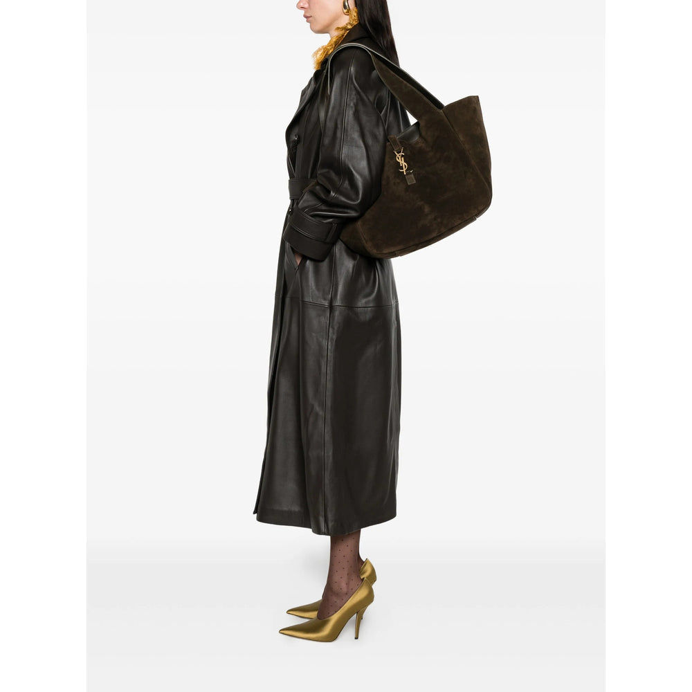 Saint Laurent Brown Tote Bags Women