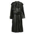 Balenciaga Black Coats - Leather Coats Women