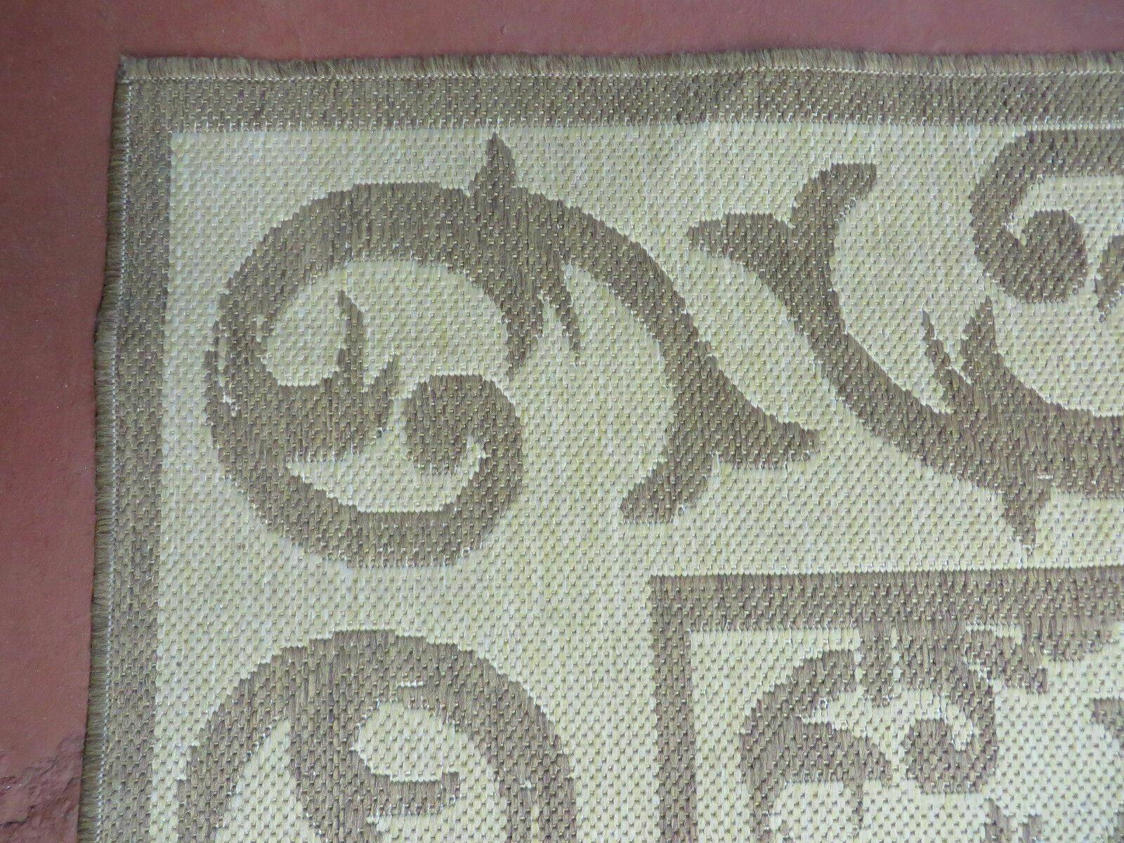 5' X 7' Machine Made Natural Fiber Jute Kilim Two Sided Rug Carpet Flat Weave Contemporary Design