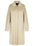 Max Mara 'Baruffa' Beige Cashmere Coat Women