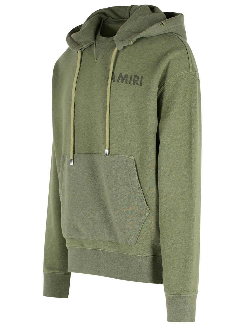Amiri 'Stencil' Green Cotton Sweatshirt Men