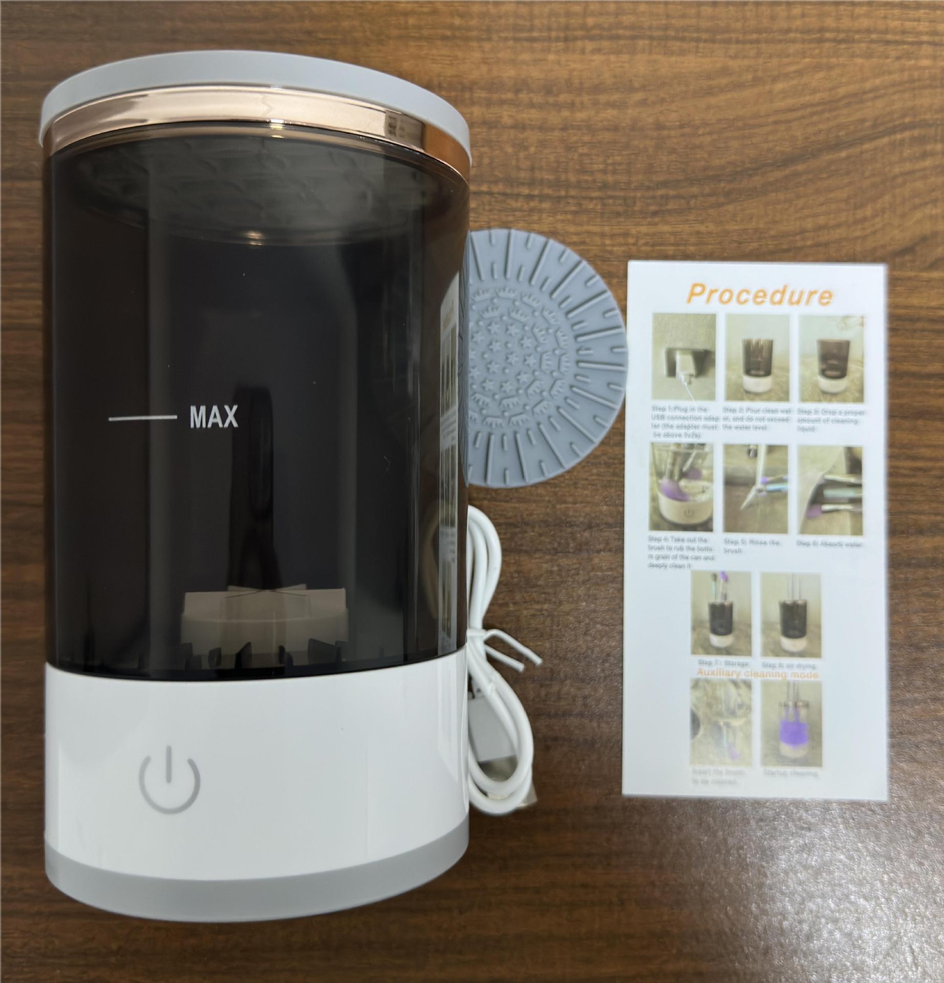 Makeup brush, washer, plug-in lazy electric cleaning brush, automatic washing tool, quick drying tool