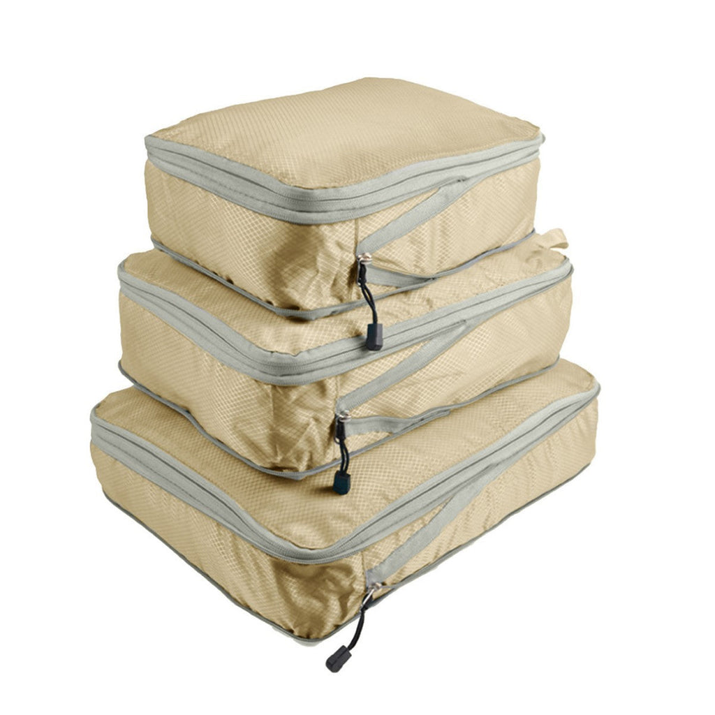 Travel compression packing cubes – ultralight, expandable, for luggage organization