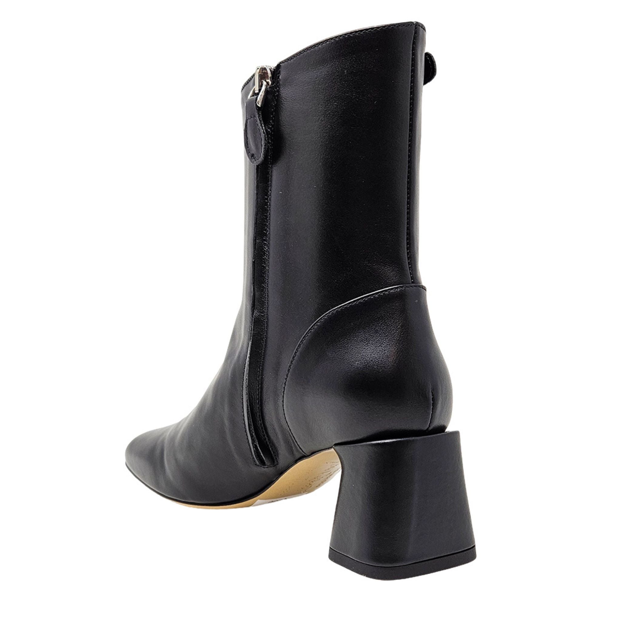 The Keli Black Ankle Boot