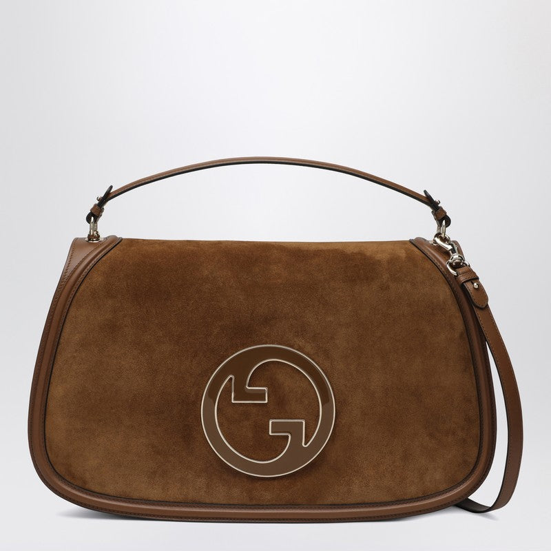 Gucci Large Blondie Handbag In Brown Women