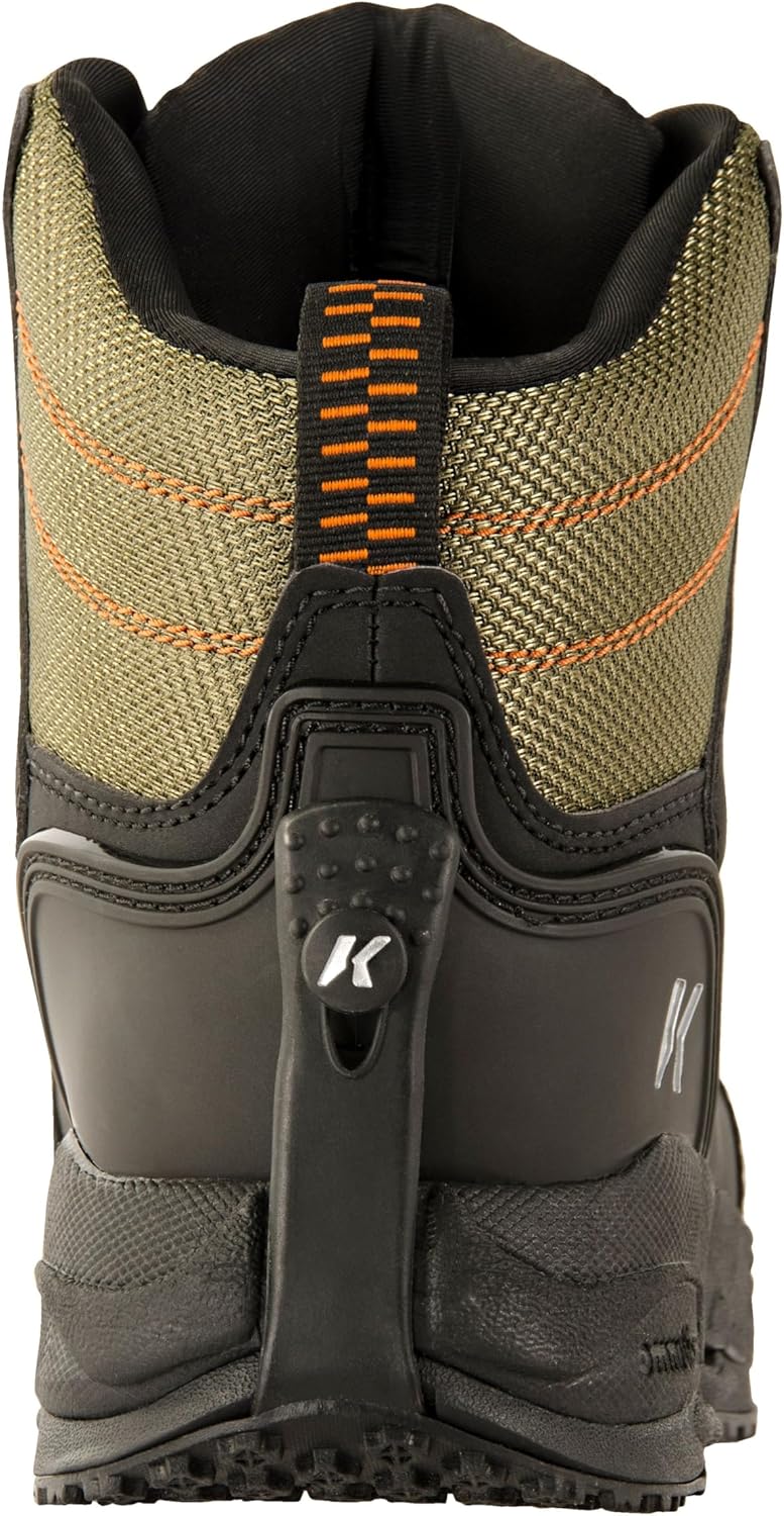 Korkers Greenback Wading Boots - Packed with The Essentials - Includes Interchangeable Felt and Kling-On Soles - Size 13