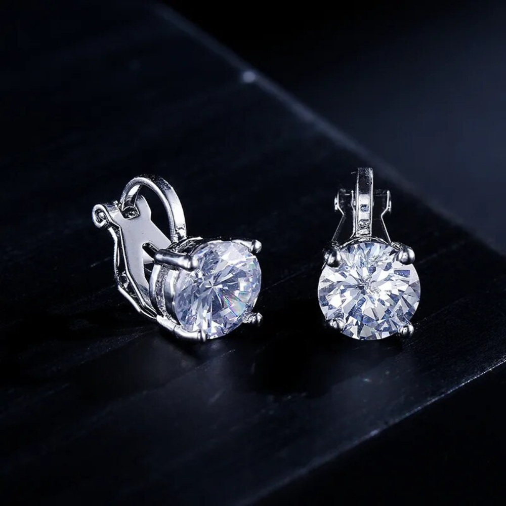 SOLITAIRE STUD EARRINGS (PAIR)