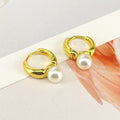 ROUND PEARL EARRINGS (PAIR)