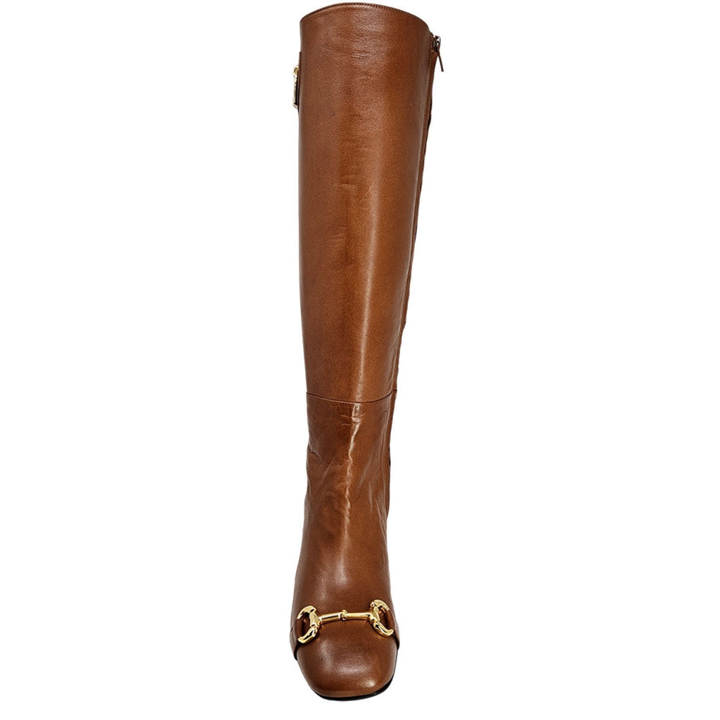 Cognac Tall Lock Boot