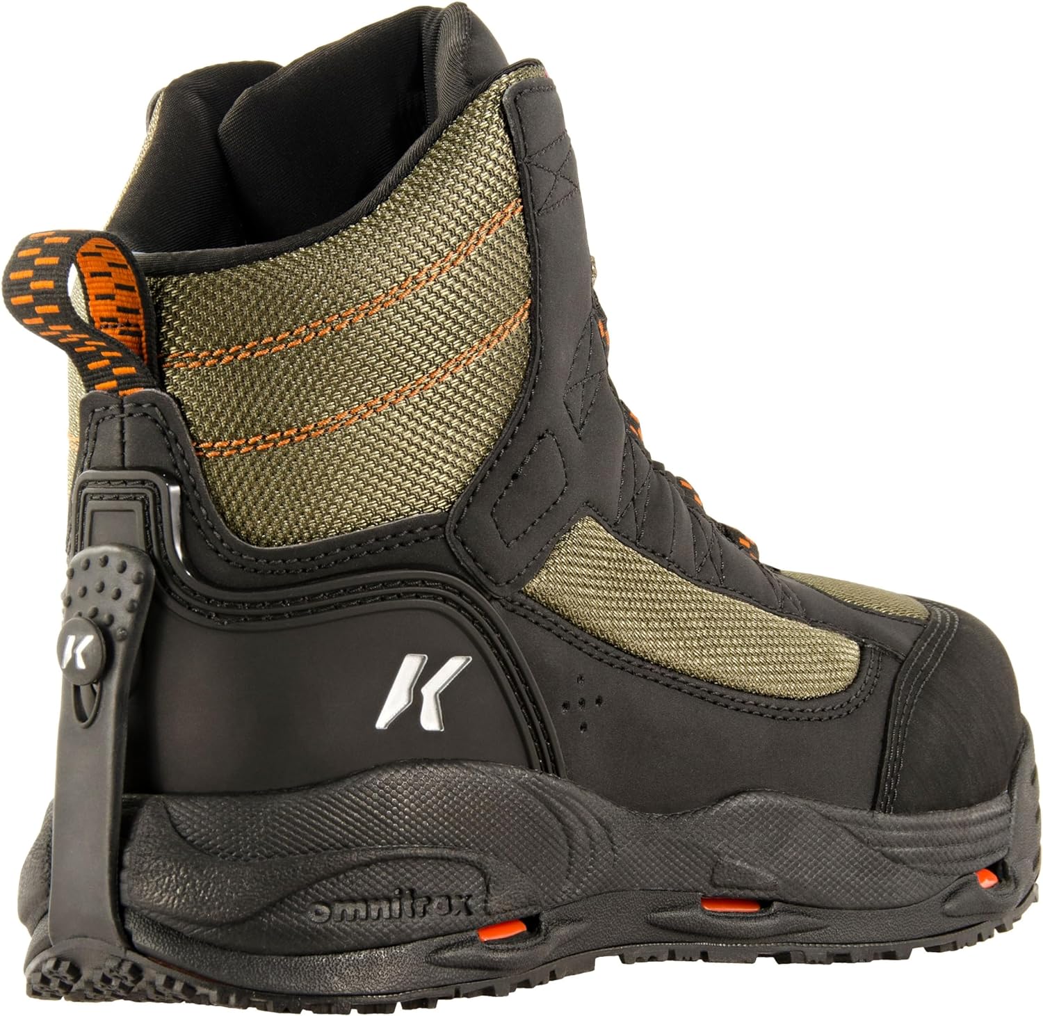 Korkers Greenback Wading Boots - Packed with The Essentials - Includes Interchangeable Felt and Kling-On Soles - Size 13