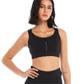 Zipper Sports Underwear Women High Strength Shockproof Running Yoga Beautiful Vest Seamless Push up Workout Bra Bra