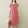 MINI GINGHAM SUMMER DRESS