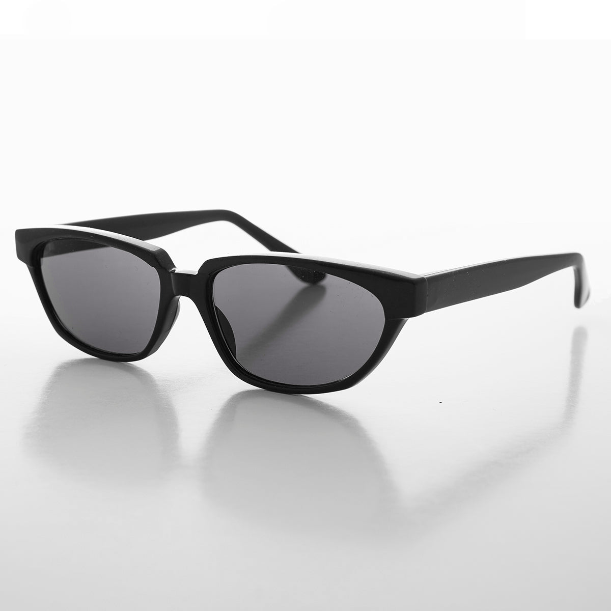 Rectangular Horn Rim Unisex Vintage Sunglass - Abbot