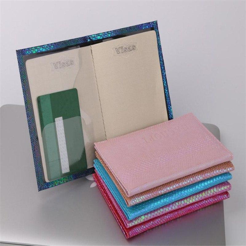 Lizard Passport Holder Protector Wallet Business Card Soft Passport Cover Travel Men Wallets Women Credit Card Holder Cover