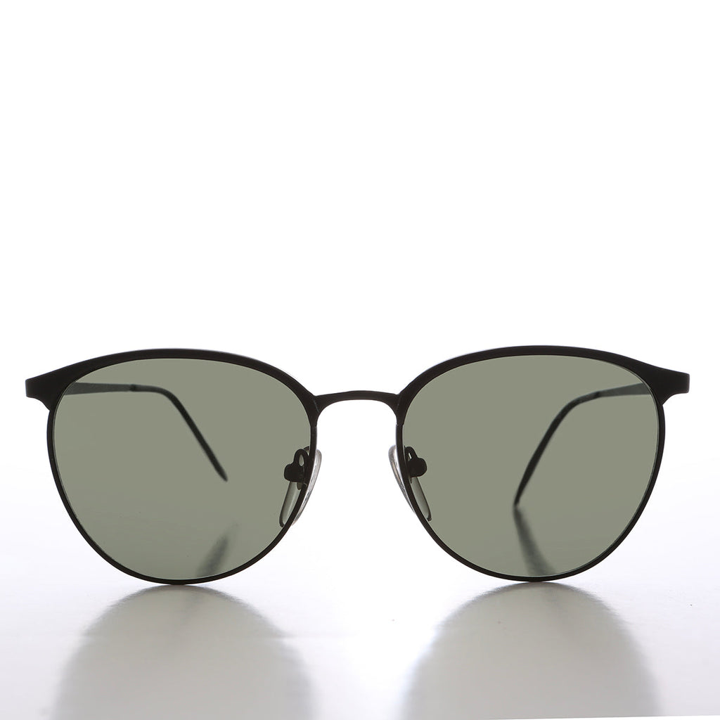 Metal 90s Horn Rim Sunglasses - Amherst