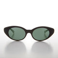 Wide Classic Glamorous Cat Eye Sunglass -  Amy