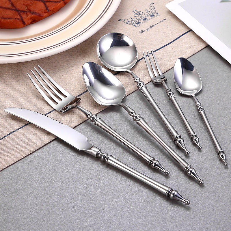 AURORIA Luxury Roman Column Design Cutlery | 3CARATS