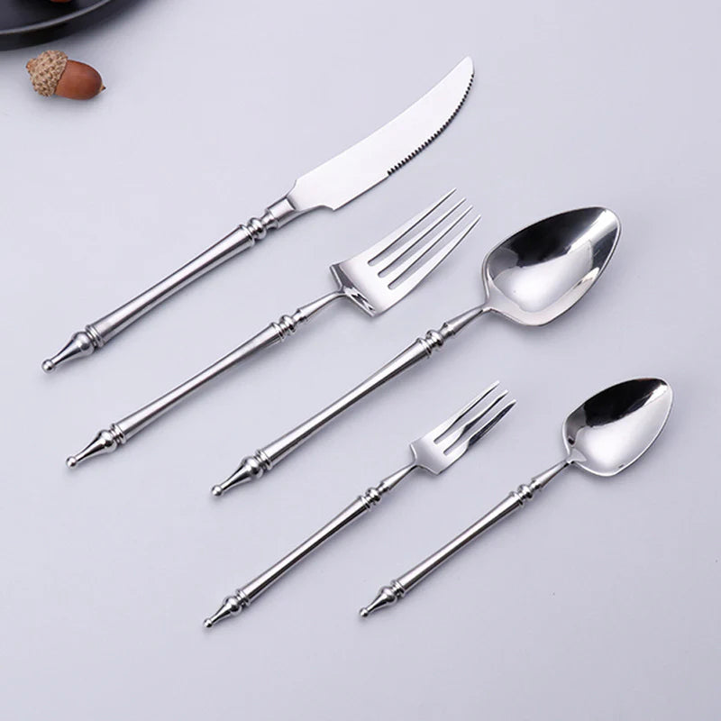 AURORIA Luxury Roman Column Design Cutlery | 3CARATS