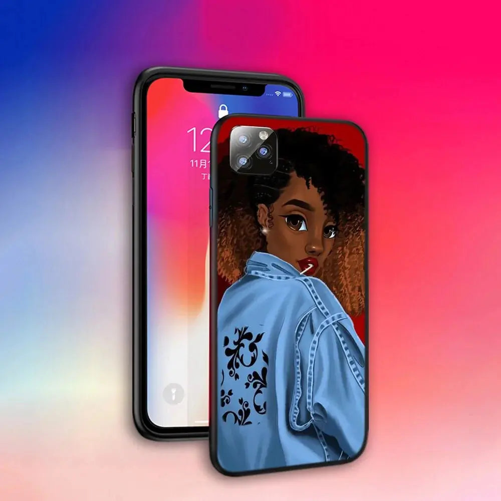 Afro Girls Art iPhone Case